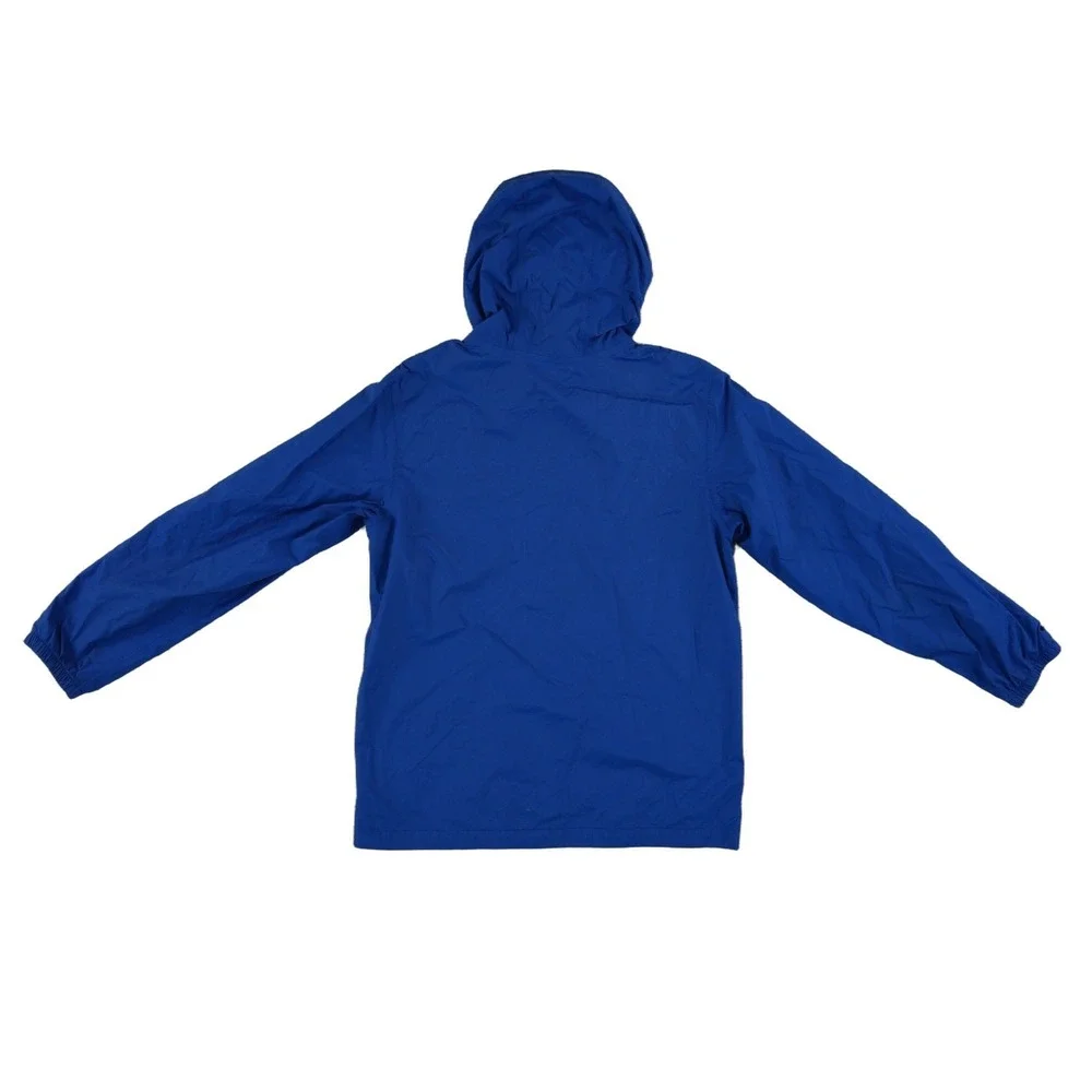 The North Face Rain Jacket Boy's Size XL 18/20 Blue HyVent Hooded Mesh Lined